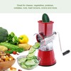 Manual Rotary Drum Grater Stainless Steel Cheese Grater Vegetables Cutter