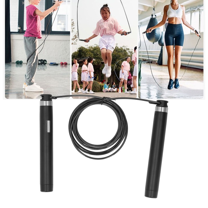 Bluetooth Count Jump Rope Precise Counting 360 Degree Universal Electronic