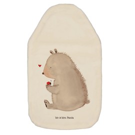 Mr. & Mrs. Panda Wärmflasche Bär Marienkäfer - Geschenk, Körnerkissen, Bettflasche, Kinderwärmflasche, Motivation, Wärmflaschenbezug, Wärmekissen,
