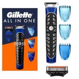 Gillette Gillette Fusion 5 Styler Rasierer Herren, Barttrimmer plus Rasierklinge plus 3 Kammaufsätze, Geschenk für Männer