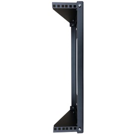 Kenuco 19 Inch Steel Vertical Rack and Wall Mountable Server Rack Mount (Black-6U)