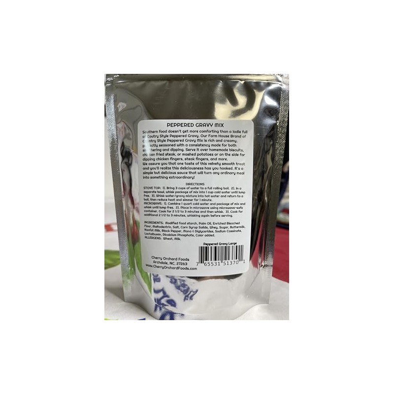 Cherry Orchard Country Style Peppered Gravy Mix - 5.78 Ounce