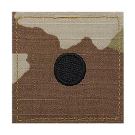 Army ROTC Cadet Rank OCP Scorpion with Hook Fastener (2ND Lieutenant- 2LT)