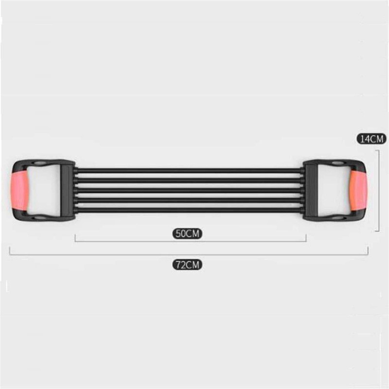 Chest Expander Arm Strength Trainer - Elastic Rope Detachable Rubber