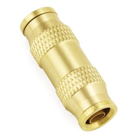QWORK Push to Connect Fittings - 3/8" Tube, 10 Pack Quick Connect Fittings for Air Compressor & Pneumatic Lines