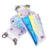 GLASS FROG Glossy Mermaid Sparkle Scissor Case, 7 Inserts, Hairdresser,
