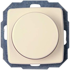 Kopp Rivo 843201088 Pressure Change Switch, Combination Device, LED Dimmer for Incandescent Lamps, 230 V Halogen Bulbs, Phase Control