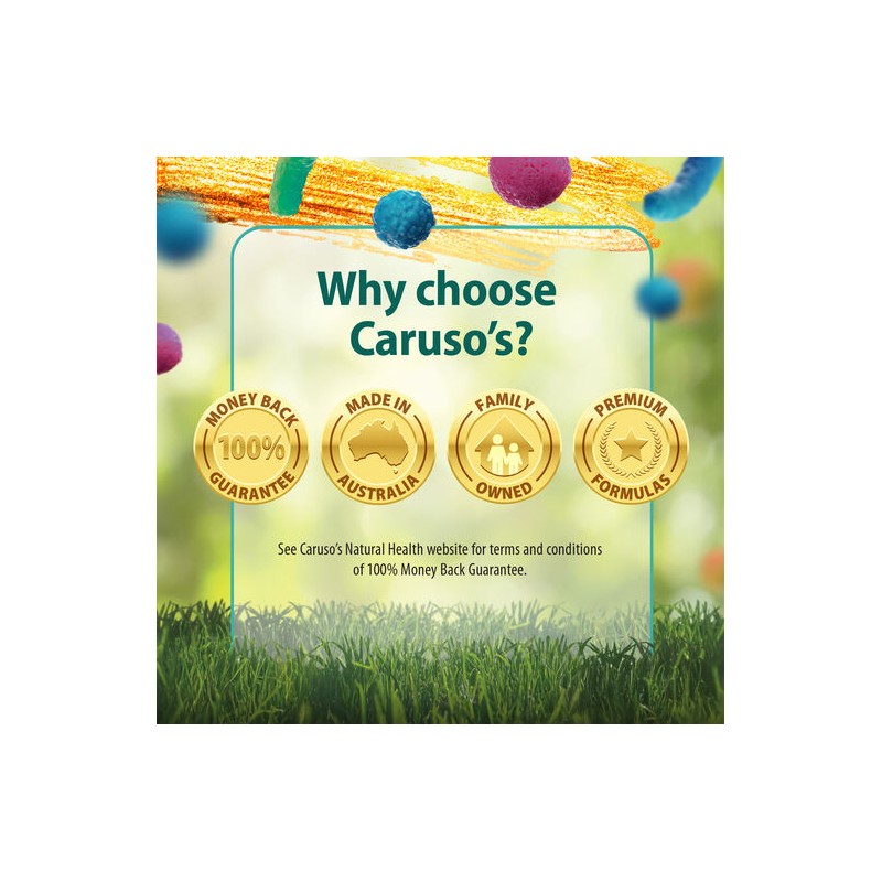 Caruso's POO EZE Probiotic 60 Capsules