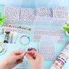 Pack of 1500 Letter Beads E for Bracelets, Round Letter