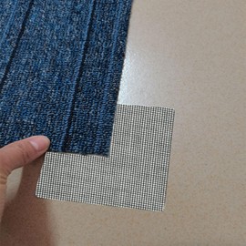 Vakerga Carpet Tile Tape 200 Pack Grey, Floating Floor Adhesive Connectors, Quick & Easy Installation, Ideal for Hard Floors