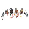 Lighted Christmas Village Sets with Figures Resin 80mah Exquisite Christmas