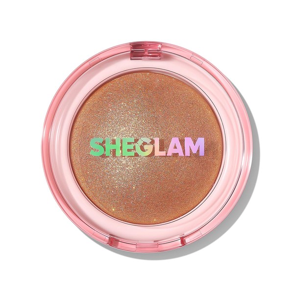 SHEGLAM Glowchi Bouncy Highlighter Mochi-like Formula Highlighter Long-lasting Shimmer Makeup-Peach