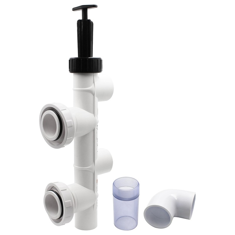 263064 PVC Push Pull Slide Valve，Compatible with D.E. and Sand