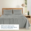 Casa Platino 100% Cotton Sheets Twin Size Set - 4