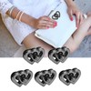 Purse Twist Lock Alloy Double Love Heart Decorative Shinny Handbag