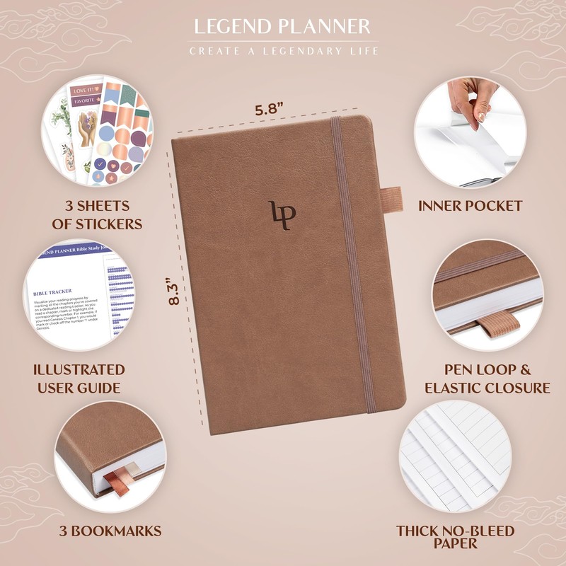 Legend Bible Study Journal – Bible & Church Note Taking