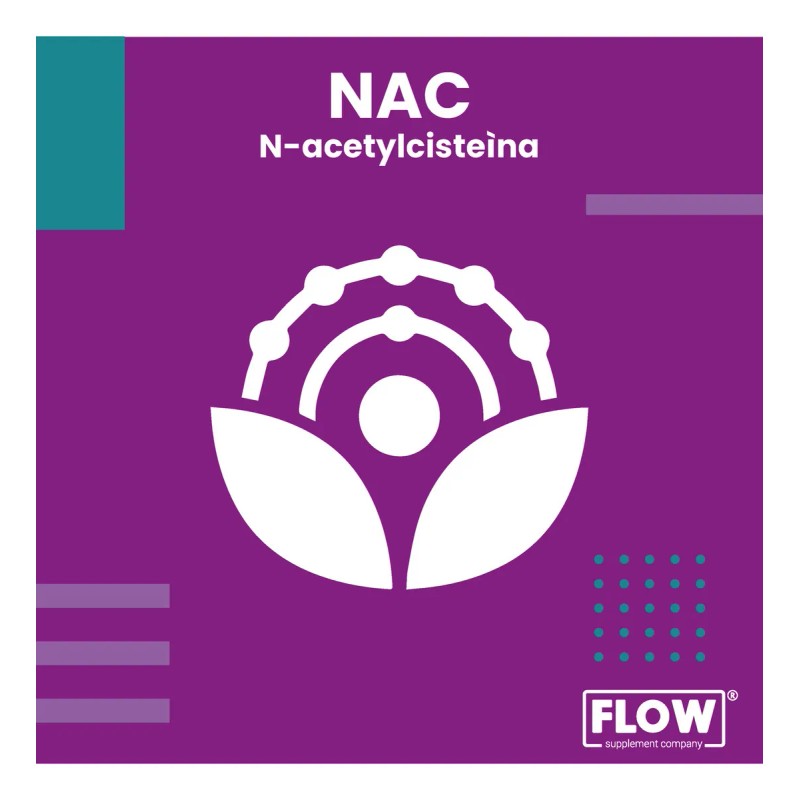 Nac N-acetylcisteína 60 Cápsulas De 600 Mg Flow