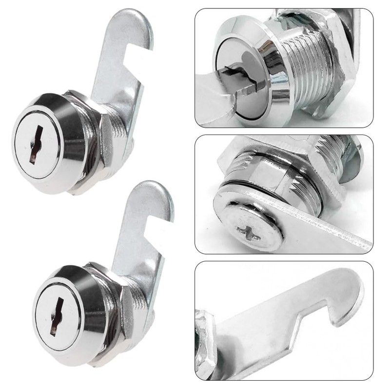 4 Pcs Cam Locks 16mm Letter Post Box Lock Mailbox