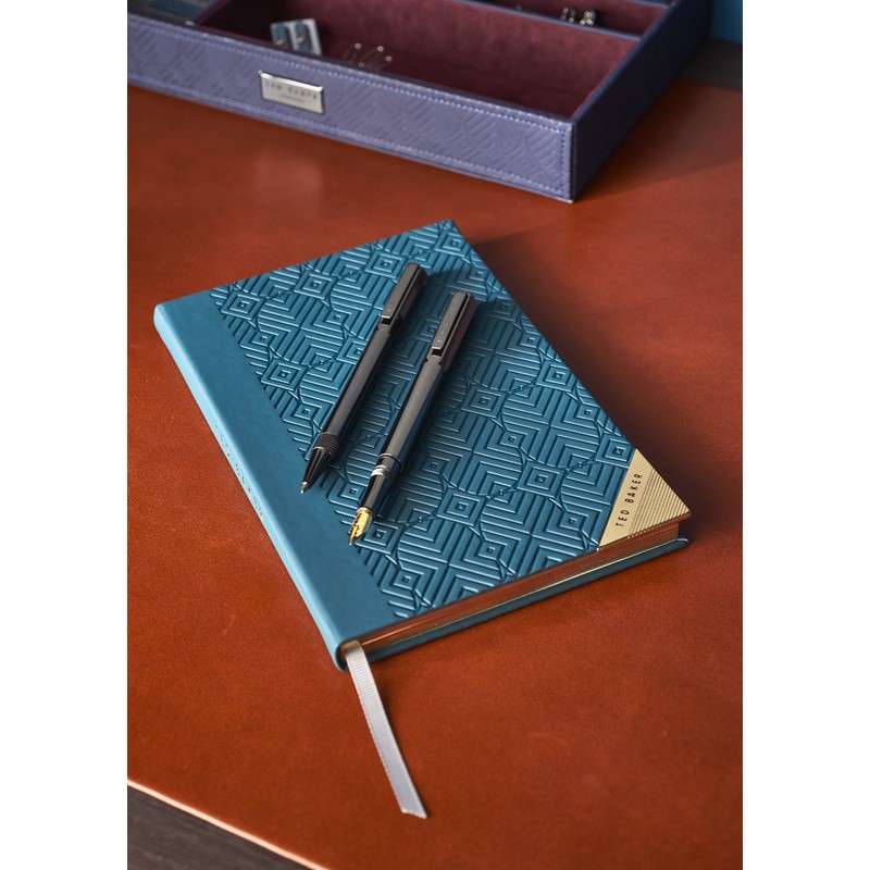 Ted Baker A5 Notebook, Teal