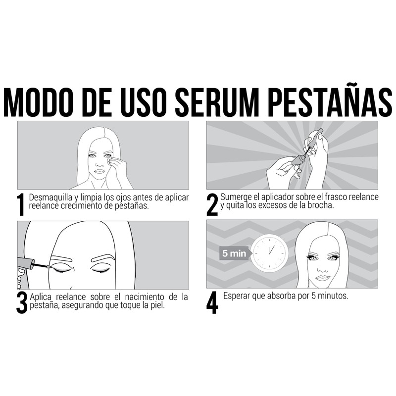 Dos Reelance Potenciador para Crecimiento de Pestañas 6 ml