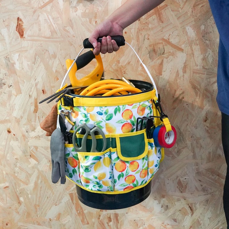MELOTOUGH Bucket Caddy Organizer Bucket Tool Organizer for Garden Tools