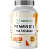 Natural Vitamin B12 Tablets with Folic Acid - 180 Tablets