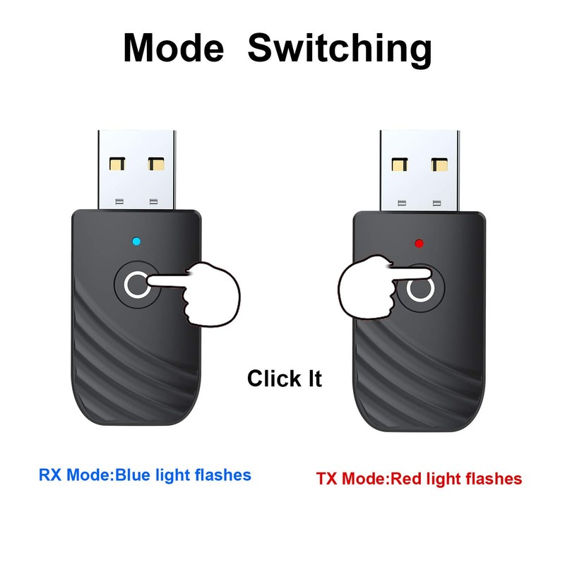 3 in 1 Bluetooth 5,0 Sender und Empfänger 3.5mm, USB