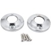 Stone Harbor Hardware Flanges for Economy Shower Rod, Exposed Screws,