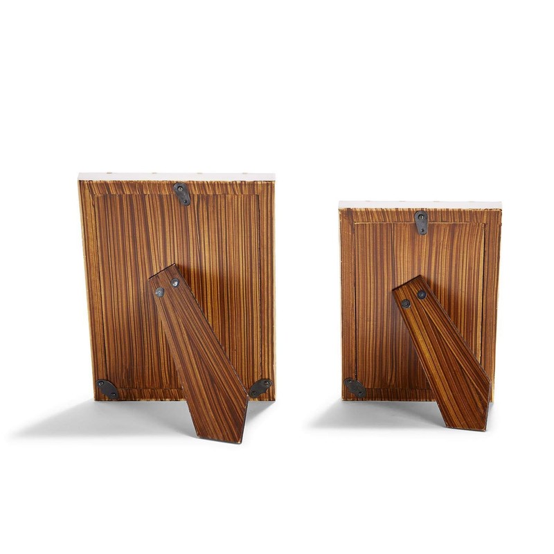 TOZAI Lines Set of 2 Brass Lines Photo Frames Includes