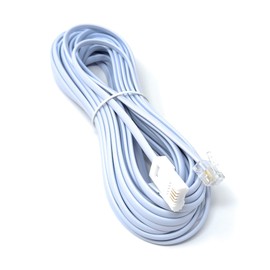 DRUT 10m BT to RJ11 4 Wire (431A) Male to Male UK Telephone Modem Lead Cable 33ft White
