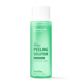 Salicylic Acid Toner, Blackhead Remover, BHA Liquid Exfoliant (CICA, 6.76OZ), ZealSea Pore Minimizer for Face, Gentle Alcohol Free BHA Toner for All Skin Type with Niacinamide, Redness Relief, Vegan