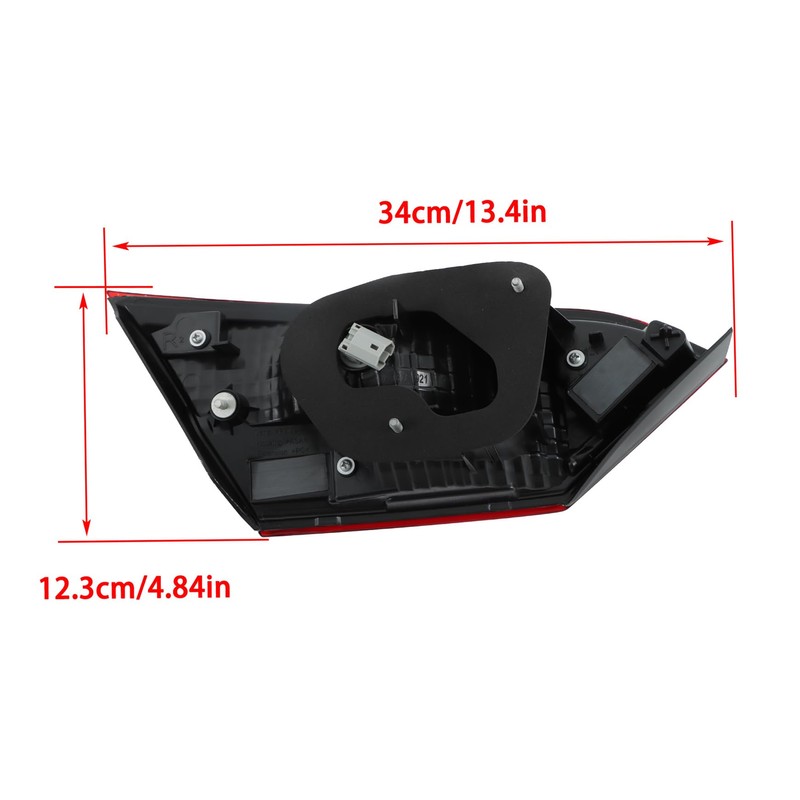 Silscvtt RH Inner Tail Light Assembly Replacement for Toyota Camry