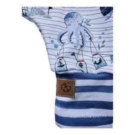 Strampler Spieler Oktopus Meerestiere Geschenk Taufe Geburt maritim Qualle (92)