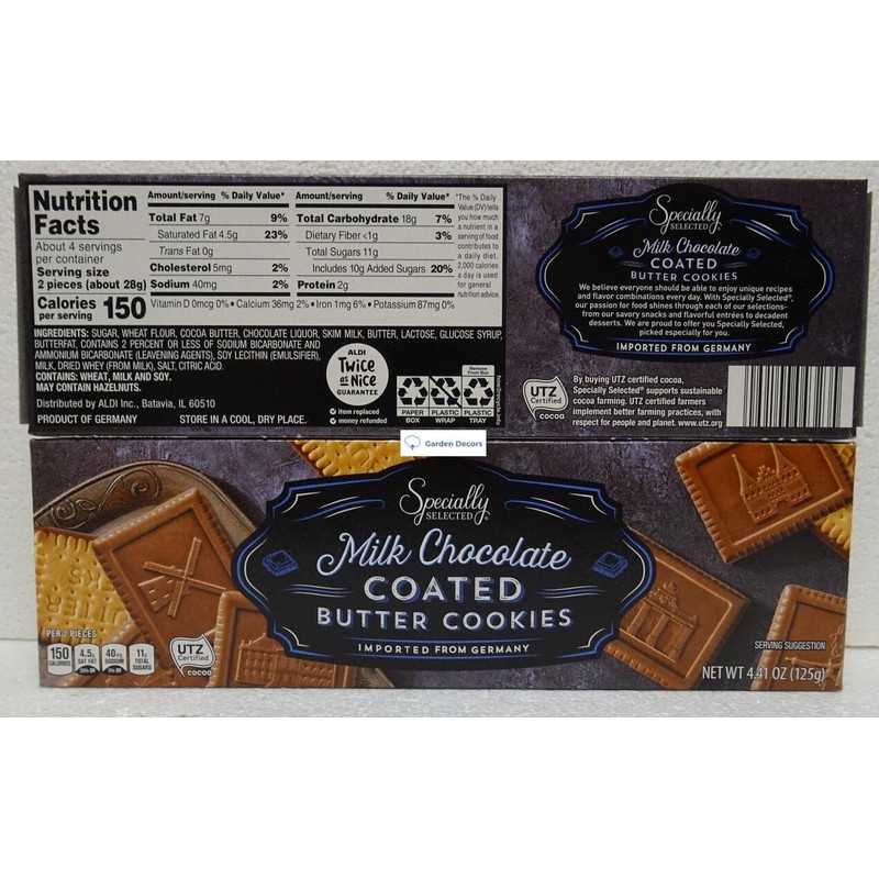 Specially Selected Butter Cookie Coated with Milk Chocolate Flavor 4.41oz
