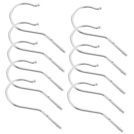 LABRIMP 10pcs Metal Hanger Hooks for Clothing Display Iron Hooks for Retail Store and Home Closets Easy Installation Reliable Performance Stylish Design