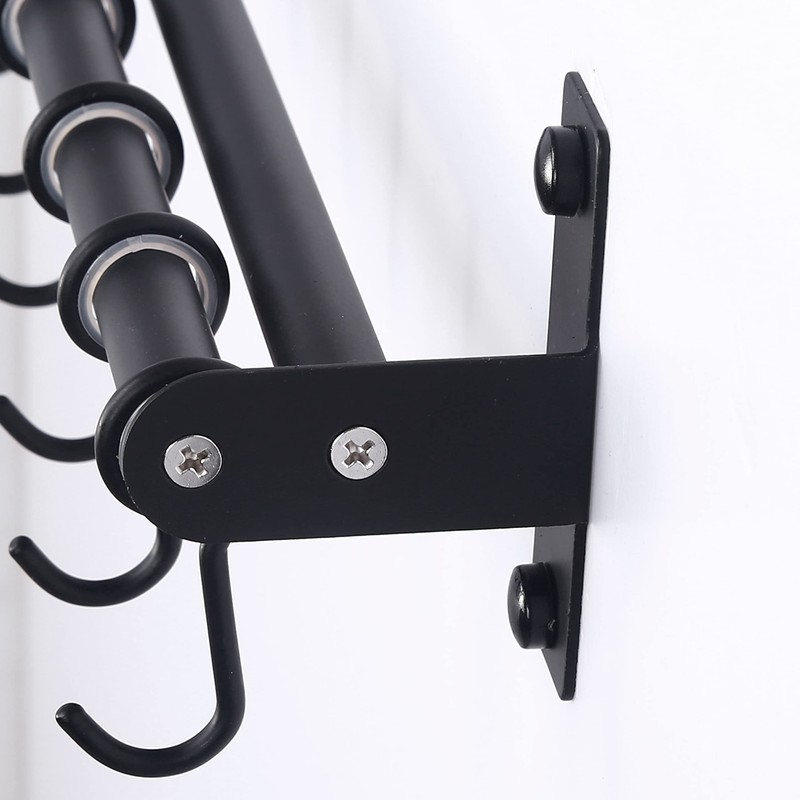 Dseap Pot Rack - Pots and Pans Hanging Rack Rail