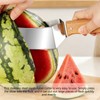 Zueyen Set di 2 Taglia Anguria Manuale con Manico Ergonomico,