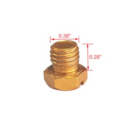 iFJF Billet Aluminum Air Bleeder Screw Replacement for GM 2001-2017 Duramax Diesel Fuel Filter (Gold)