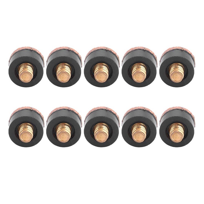 10PCS Screw-on Billiard Cue Tips Billiards Rod Stick Replacement Parts
