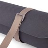 Bodhi Two-tone yoga mat carrying strap, grey.
