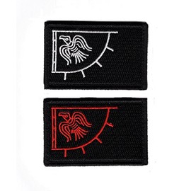 Hook Viking Raven Flag Banner Odin 2pc Raven Flag Patch