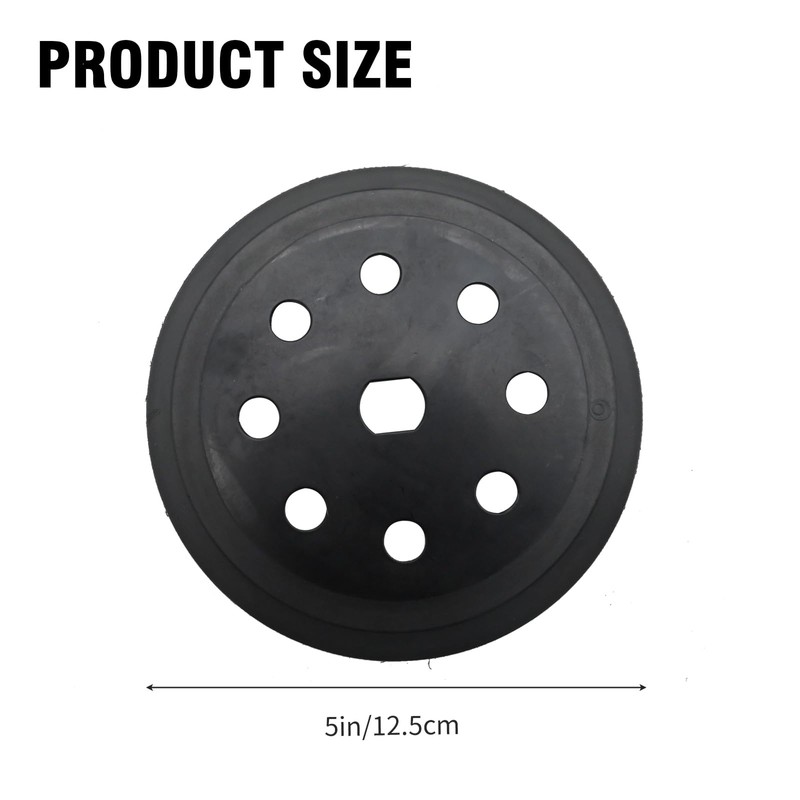 Ollanoos 125mm Sander Backing Pad Replacement Kit, 8 Holes Sanding