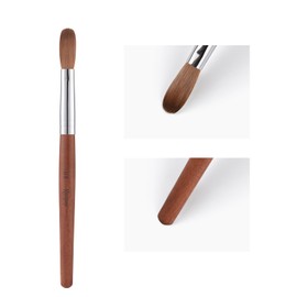KAZIPOP Kolinsky Acrylic Nail Brush with Red Wooden Handle Professional Salon Nail Art Tool for Acrylic Nails Ideal for Precision Durability and Detailed Nail Designs (18#)