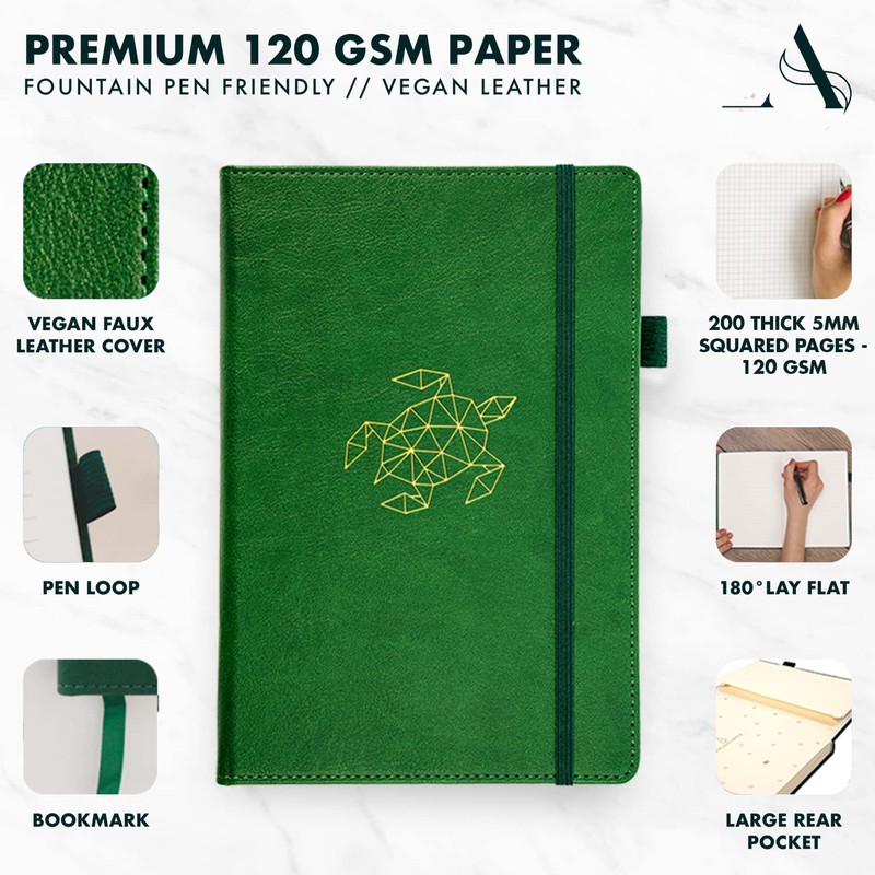 A5 Squared Notebook by Avocado and Spice® with Gift Box
