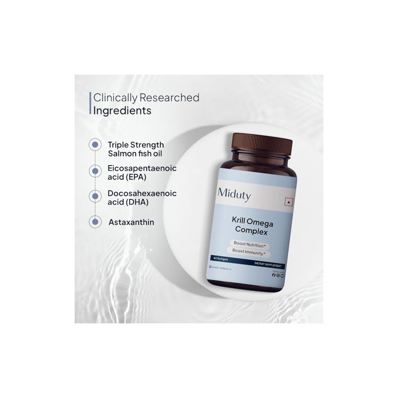Aceite de krill Miduty de Palak Notes - Aceite de