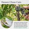 Wablade Professional Forged Bypass Pruning Shears 7.9" Japanese Hand Garden
