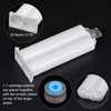 uxcell 2Pcs Epoxy Gun Adhesive Cartridge, 122mm Plastic Resin Mixer