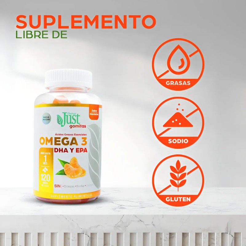 Just Omega 3 120 Gomitas Olnatura