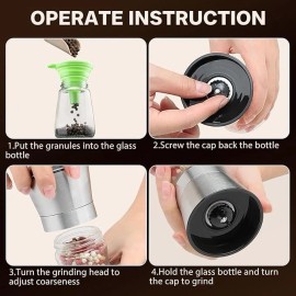 Manual Salt or Pepper Grinder for Professional Chef