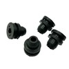 HLVEAUTO 4pcs Upper Lower Rubber Cushion Bushing Radiator Mount Insulator